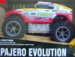 mitsubishi pajero evolution 2006 dakar rally edition rc schaal 1:18
